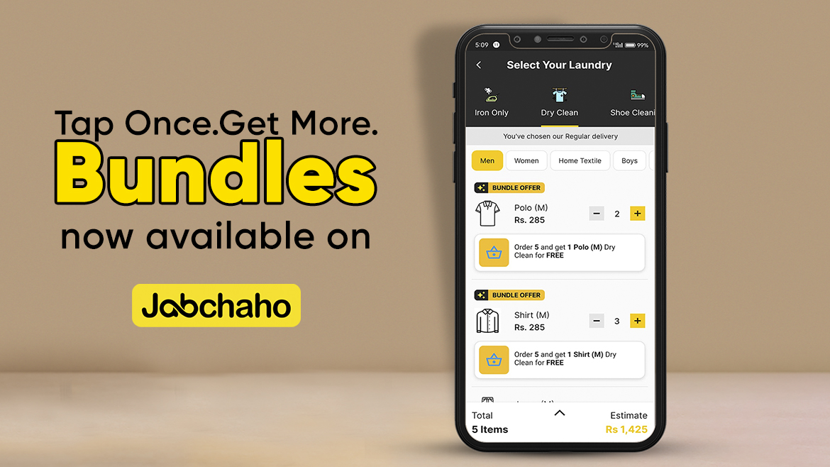Bundle Offer Save more with Buy 5 Get 1 Free at Jab Chaho